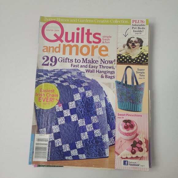 Lot of 8 QUILT & MORE Magazines by Better Homes & Gardens Creative Collection - Picture 5 of 16